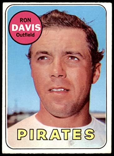 1969 Topps 553 Ron Davis Pittsburgh Pirates (Baseball Kártya) VG/EX Kalózok