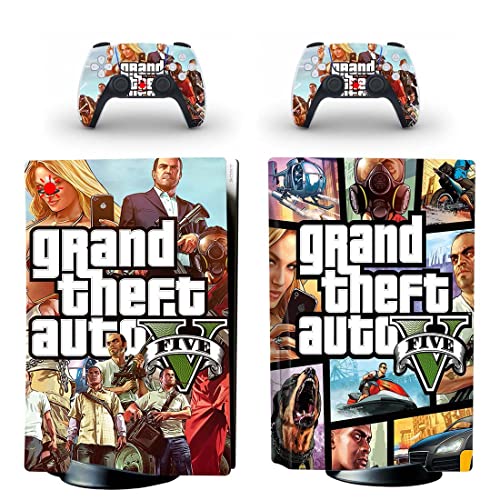 A PS5 LEMEZ - Játék Grand GTA-Lopás, Valamint Automatikus PS4 vagy PS5 Bőr Matrica PlayStation 4 vagy 5 Konzol, Illetve