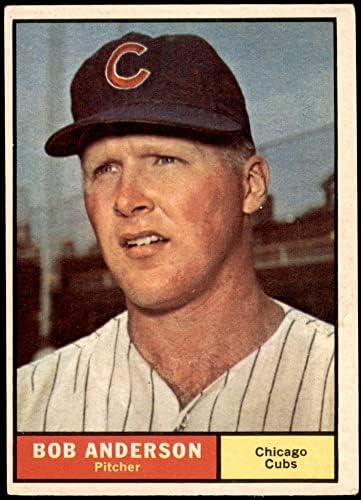 1961 Topps 283 Bob Anderson Chicago Cubs (Baseball Kártya) VG/EX Cubs