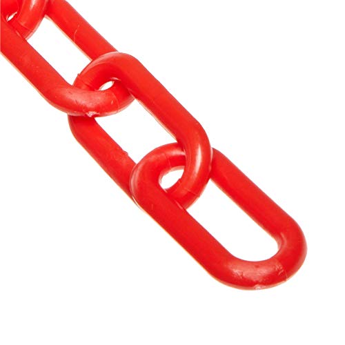 Mr Lánc Műanyag Akadály Lánc, Piros, 2-Es Link Átmérőjű, 10 Méter Hosszúságú (50005-10)