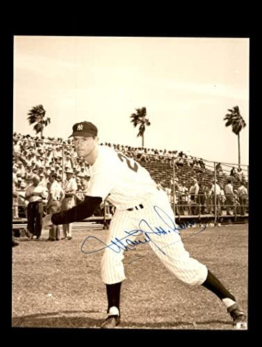 Mickey McDermott Kézzel Aláírt 8x10 Fotó Autogramot New York Yankees