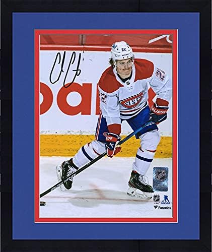 Keretes Cole Coffel Montreal Canadiens Dedikált 8 x 10 NHL-ben Debütált a Fénykép - Dedikált NHL-Fotók