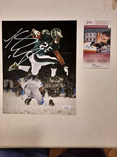 LeSean McCoy Autográf, Aláírt Sasok Snowbowl Reflektorfénybe 8x10 Fotó SZÖVETSÉG - Dedikált NFL-Fotók