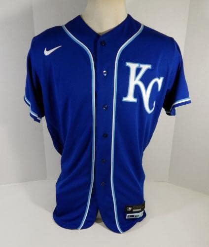 2020 Kansas City Royals Lucious Fox 96 Játék Kiadott Kék Mez 44 87 - Játék Használt MLB Mezek