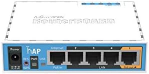 Mikrotik RouterBoard RB951Ui-2. hAP Lakások vagy Irodák 2,4 GHz-es Hozzáférési Pont 5-Port PoE OSL4 USB 3G/4G