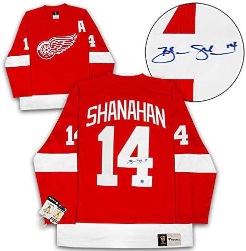 Brendan Shanahan Detroit Red Wings Aláírt Retro Fanatikusok Jersey - Dedikált NHL-Mezek