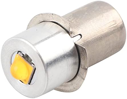 Fydun P13.5S 3W LED, Lámpa Csere mag led munkalámpa (Fehér 3V) 1a 1b5 fágok Izzó Fáklya Lámpa Vészhelyzet (Meleg Fehér)