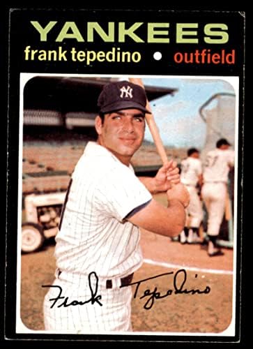 1971 Topps 342 Frank Tepedino New York Yankees (Baseball Kártya) EX Yankees
