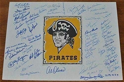 Kalózok Hall of Fame & Csillagok Dedikált/Aláírt Logó, Plakát 60+ Szigma SZÖVETSÉG 56394 - Dedikált MLB Fotók