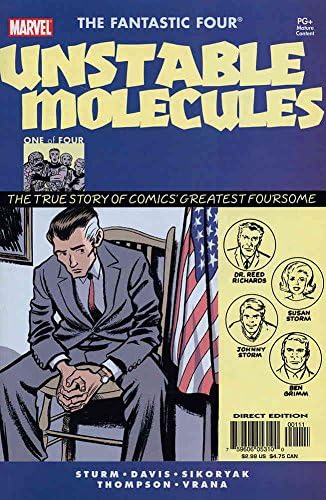 Megdöbbentő Történetek: Fantasztikus Négyes-Instabil Molekulák 1 VF ; Marvel képregény | James Sturm
