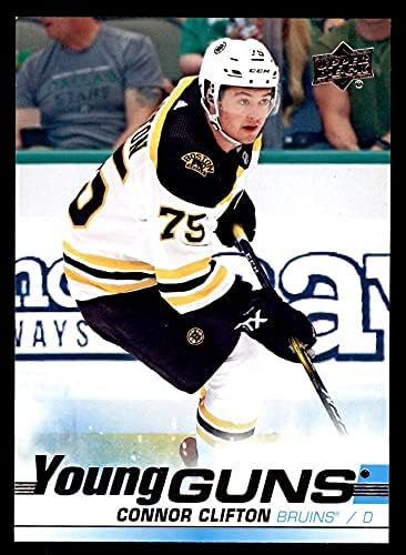 2019 Felső szint 243 Young Guns Connor Clifton Boston Bruins (Hoki-Kártya) NM/MT Bruins