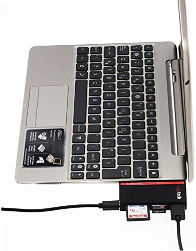 Navitech 2 az 1-ben Laptop/Tablet USB 3.0/2.0 HUB Adapter/Micro USB Bemenet SD/Micro SD Kártya Olvasó Kompatibilis Victus